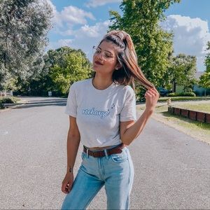 “Recharge” Oatmeal Tee